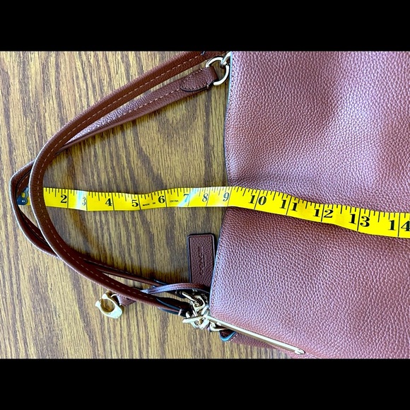 Coach Brown Leather Tote Bag - Picture 5 of 12